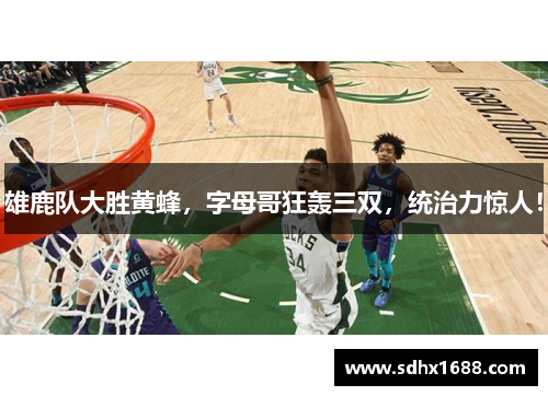 雄鹿队大胜黄蜂，字母哥狂轰三双，统治力惊人！